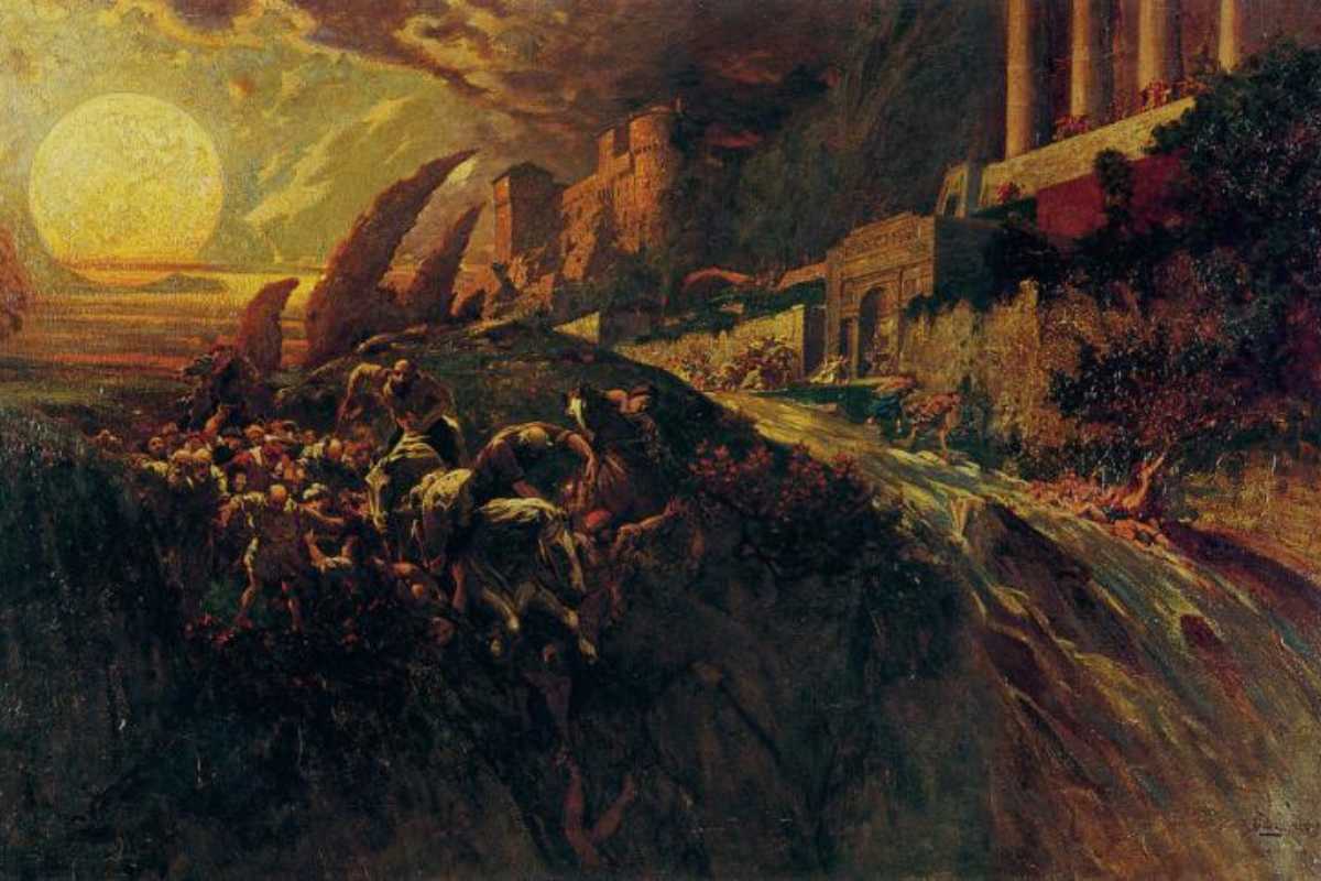 Mario De Maria, Marius Pictor (1852-1924).  Chère Ombre