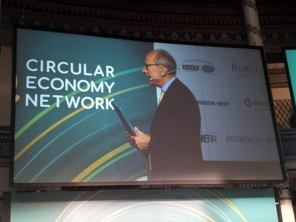 rapport sur l'économie circulaire en Italie en premier