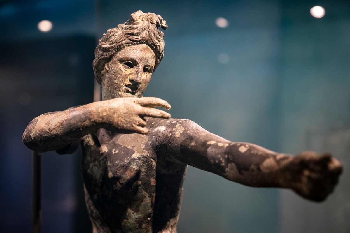 Exposition de bronzes à Naples