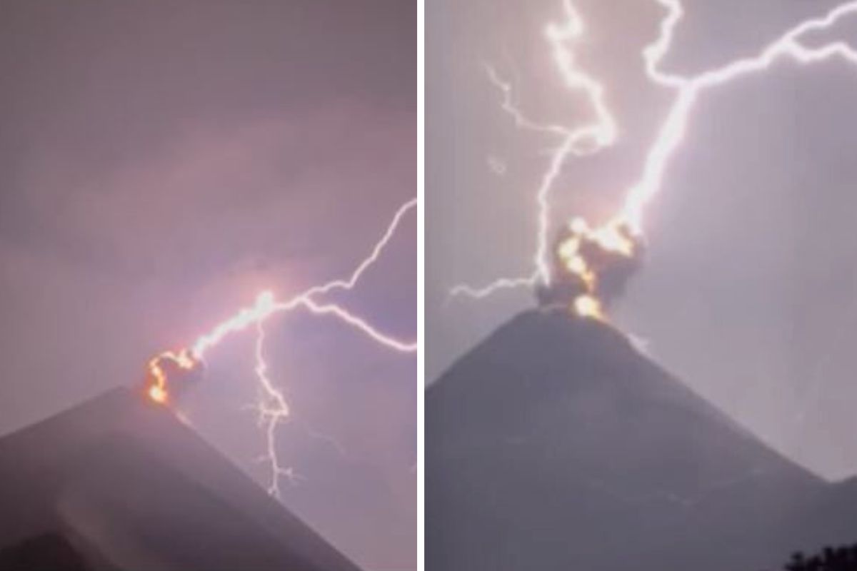 vulcano fuego fulmini