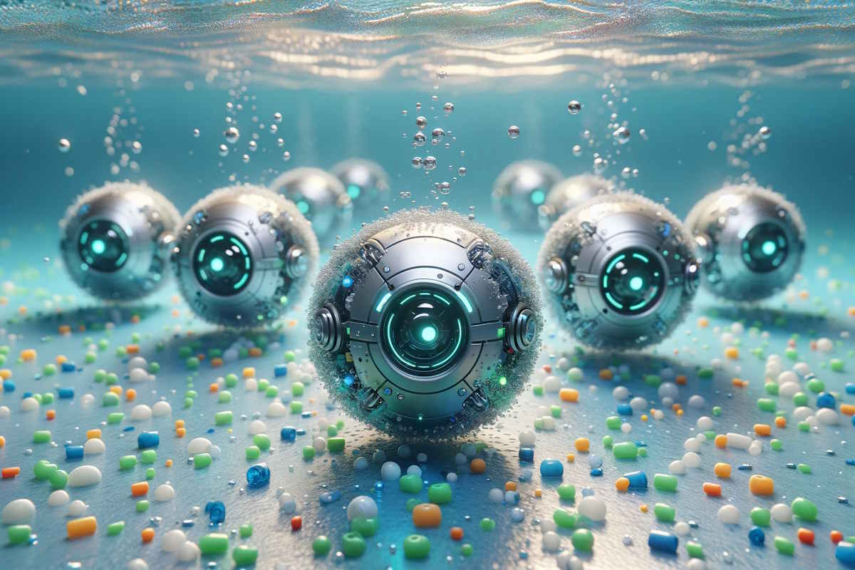micro robot microplastiche