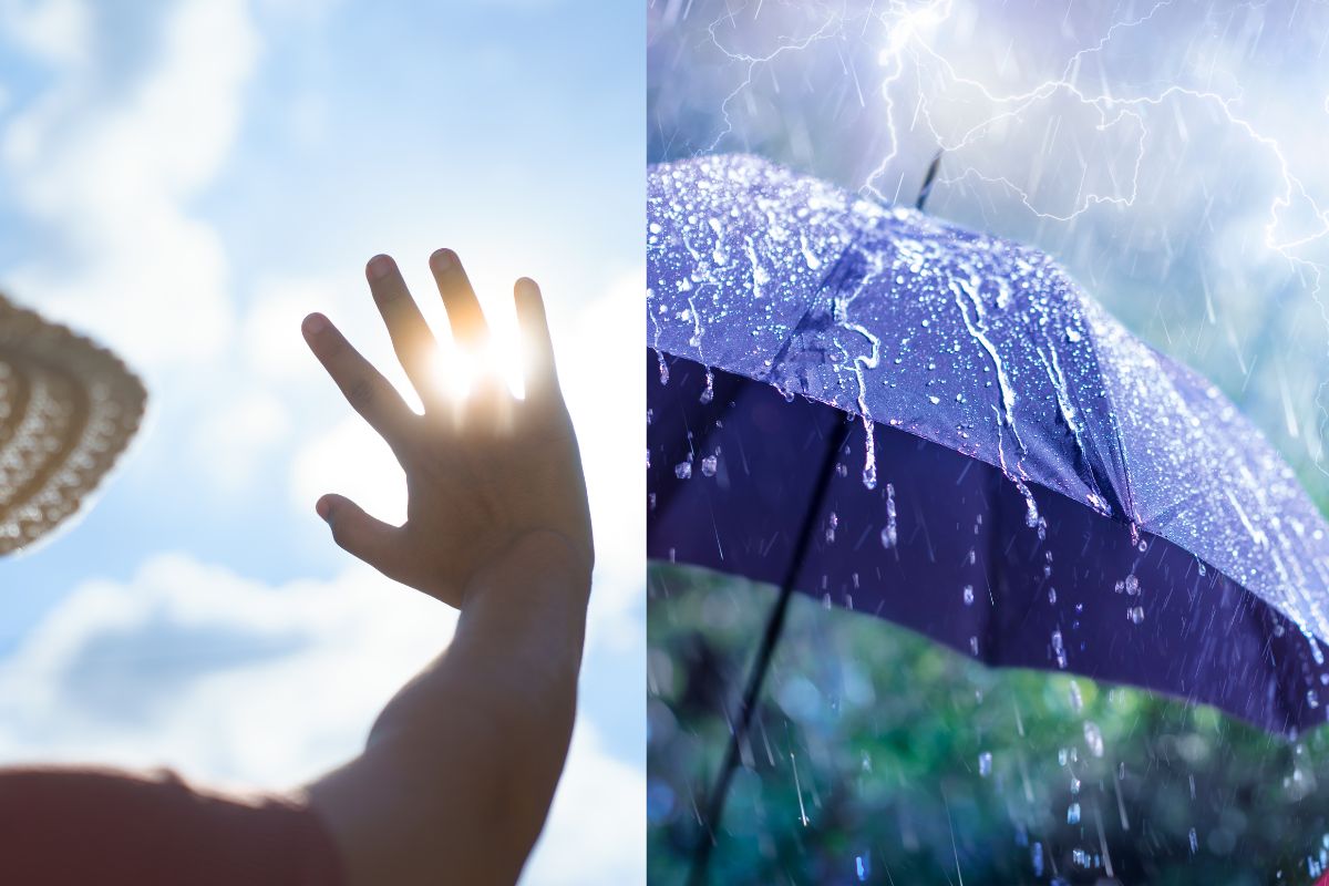 meteo cambiamento sole pioggia