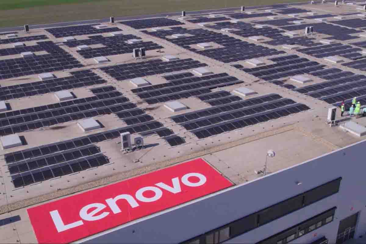 impianto solare Lenovo