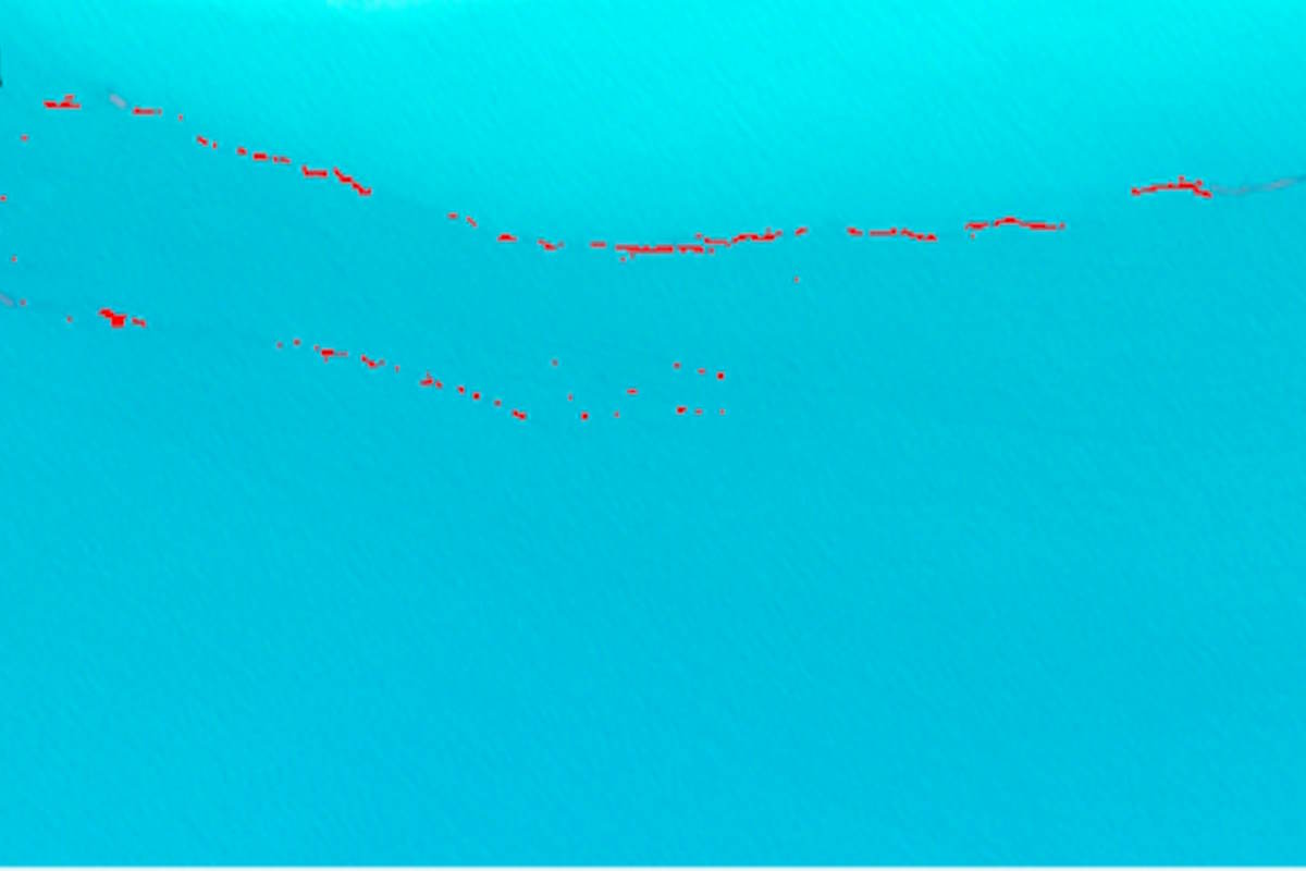 strisce rifiuti nel mediterraneo mappa satelliti