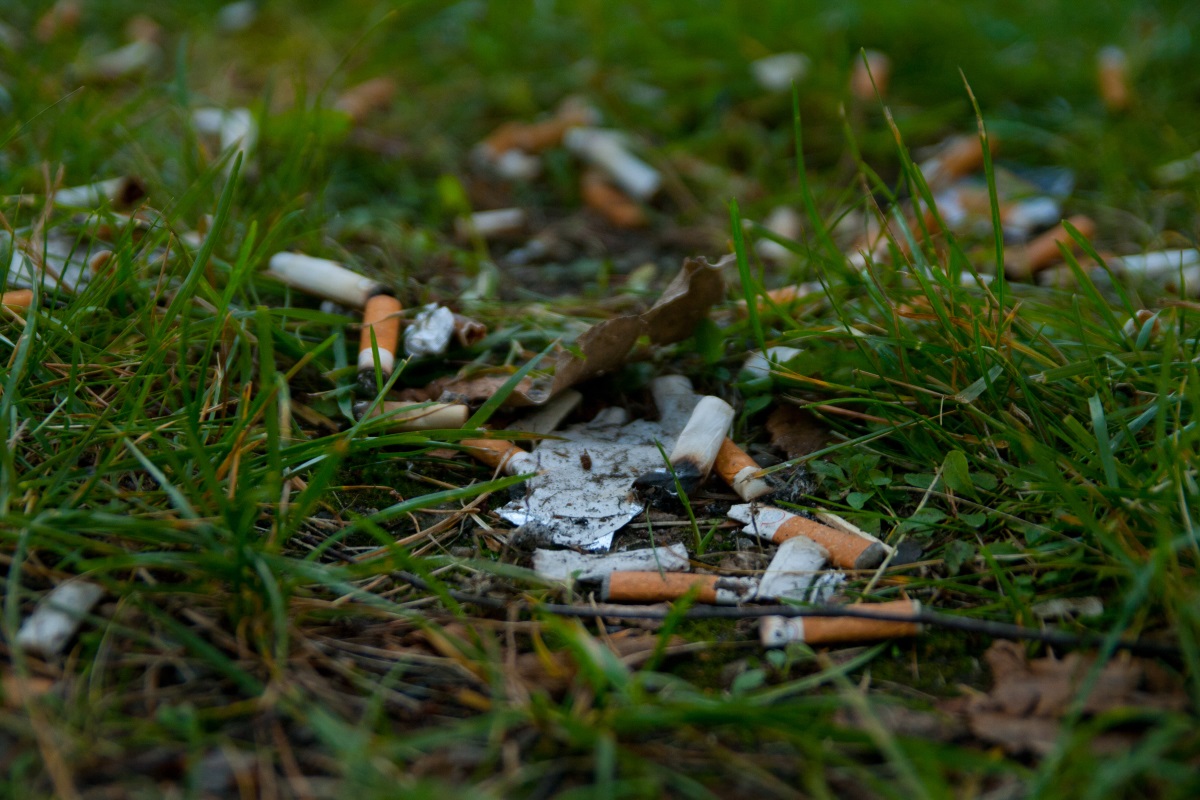 Inquinamento mozziconi sigarette