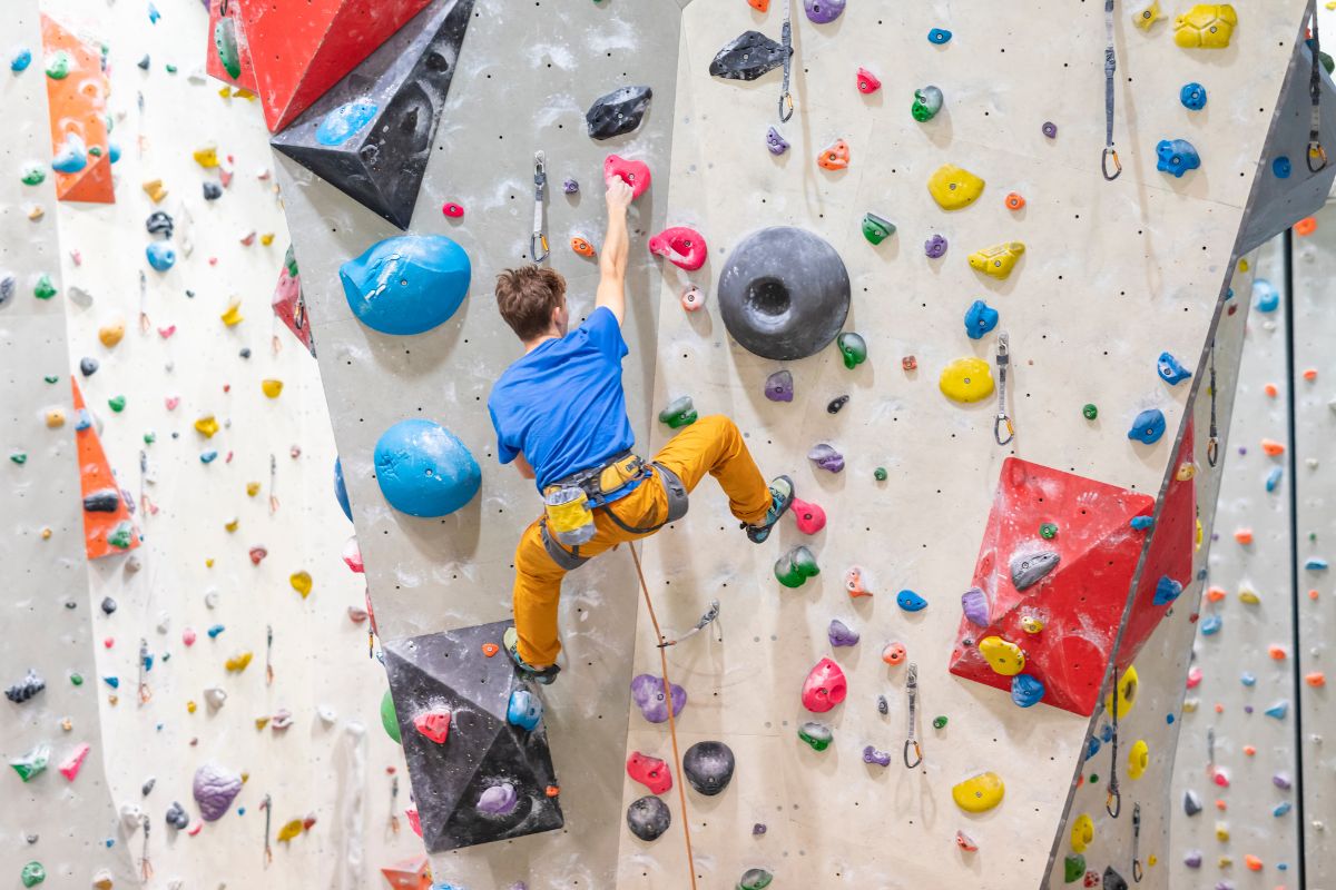 Inquinamento arrampicata indoor