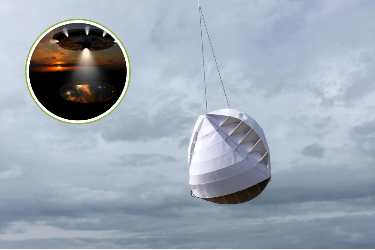 Cela ressemble à un vaisseau spatial, mais c'est une éolienne pour produire de l'énergie dans votre cour (et capter le vent de toutes les directions)