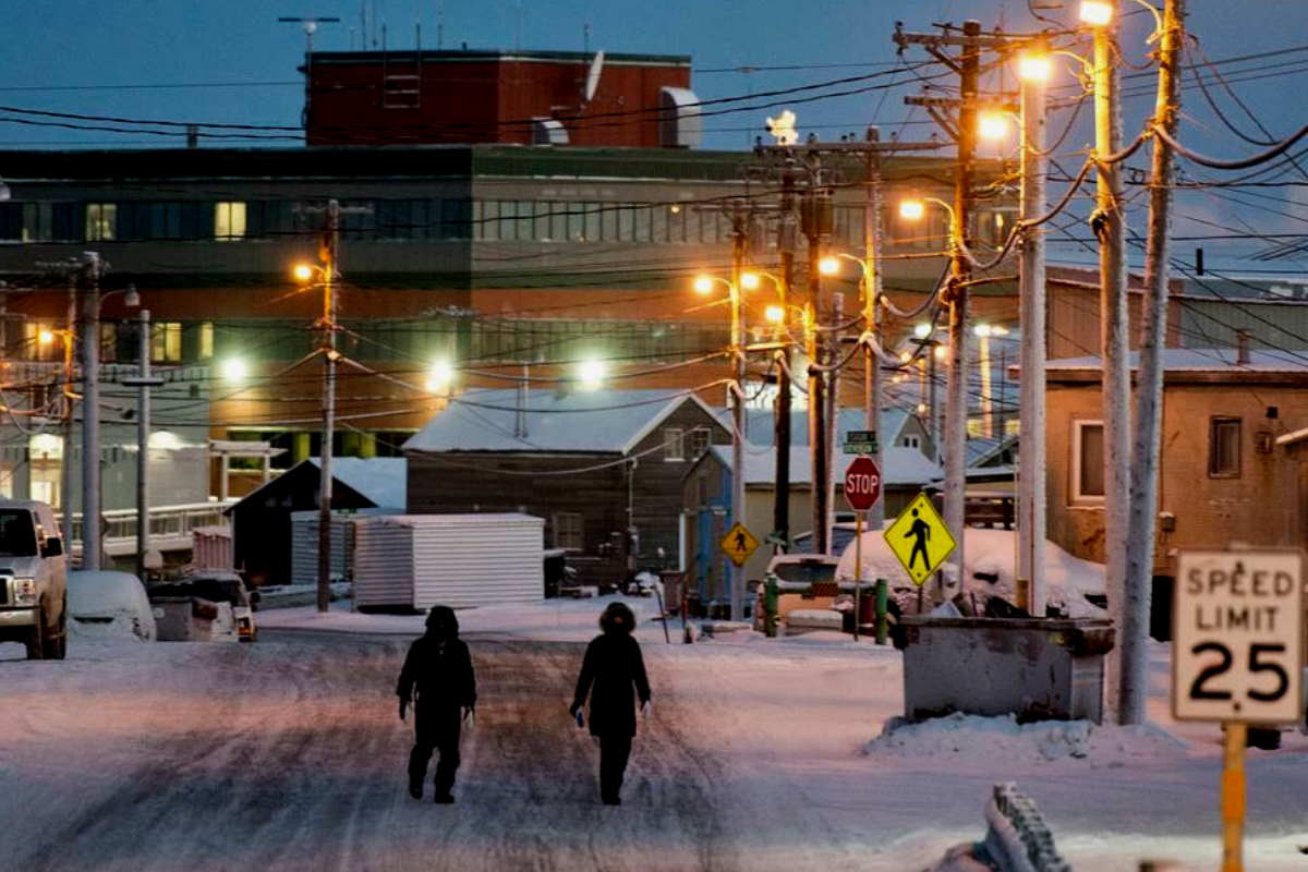 ville alaska nuit polaire