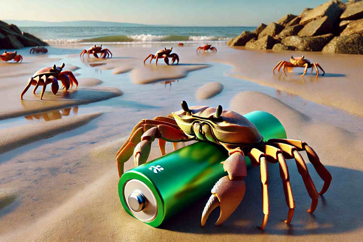 Des scientifiques ont trouvé un moyen de fabriquer des batteries biodégradables à partir de carapaces de crabe