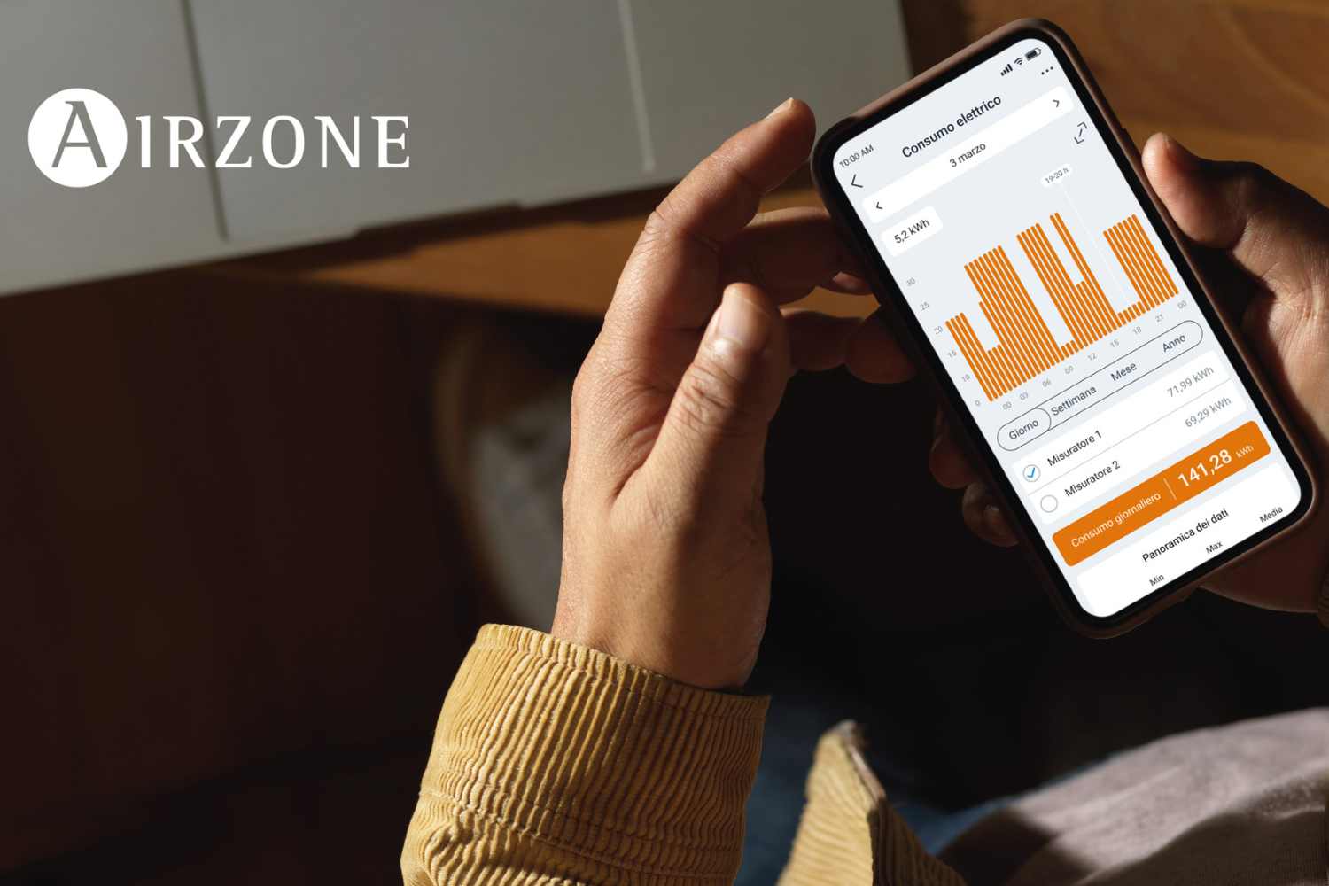 compteurs électriques de zone aérienne