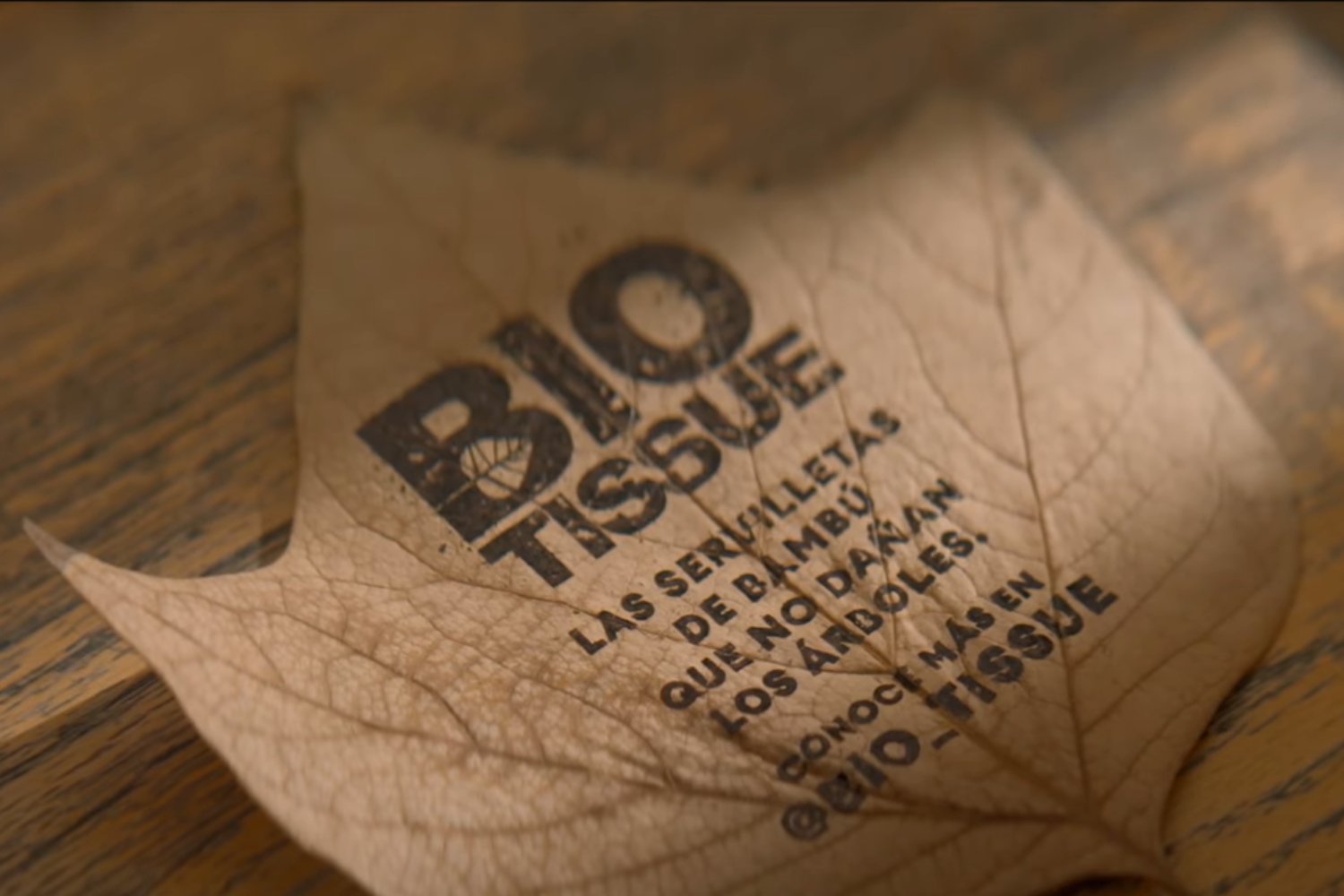 Pubblicità foglie morte