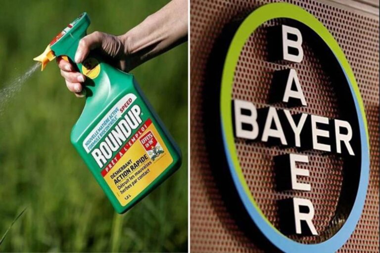 Bayer a condamné à payer 1,9 milliard d'euros pour l'herbicide Roundp (qui contient du glyphosate)