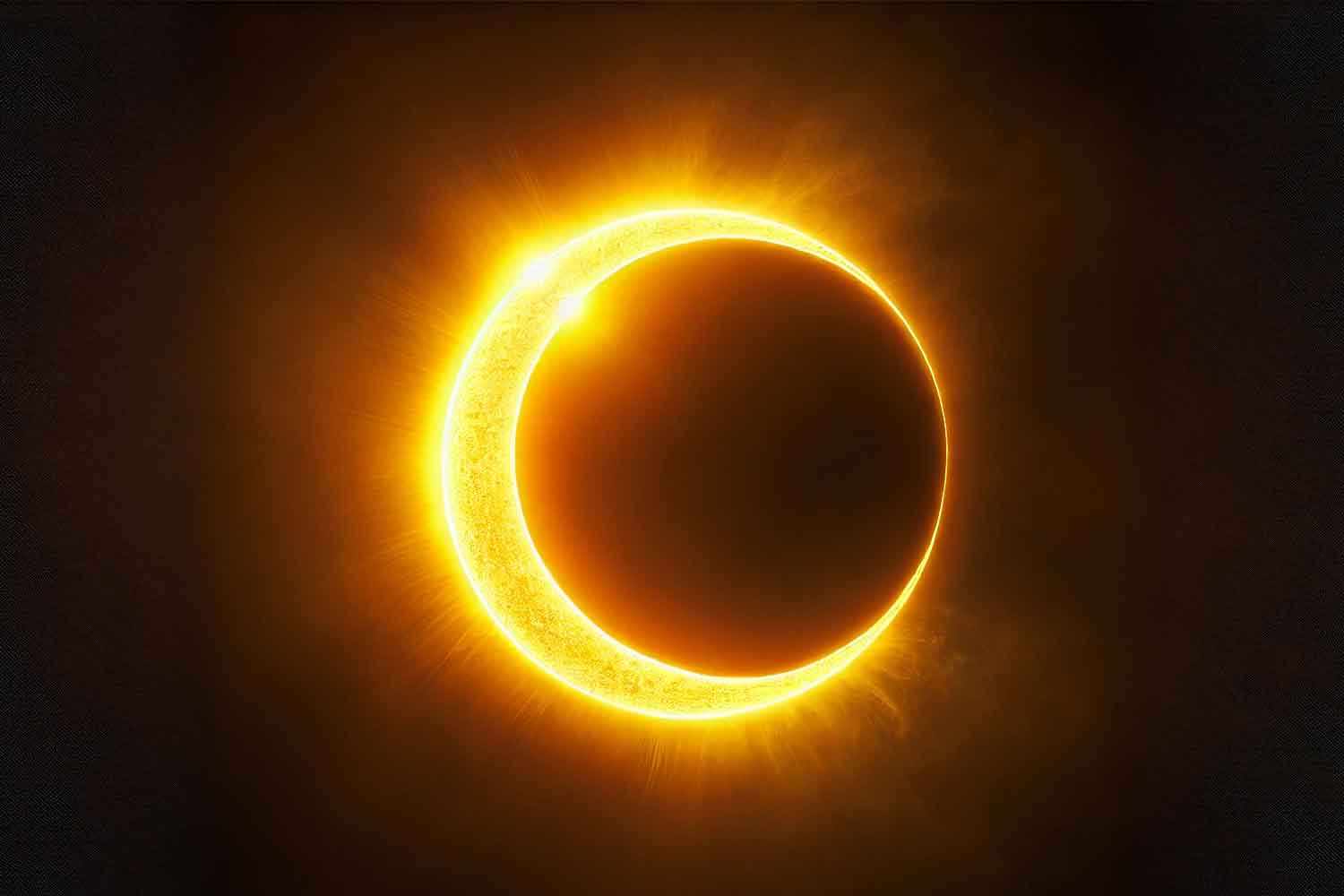 Eclissi di Sole riproduzione Dall-E