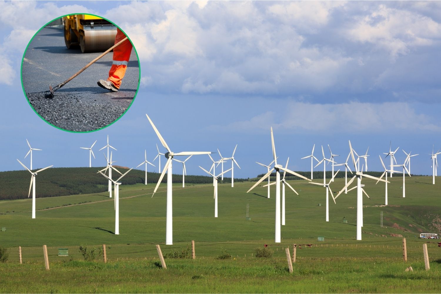 Les chercheurs ont trouvé un moyen de recycler les éoliennes abandonnées et de les transformer en asphalte