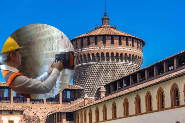 Tunnels mystérieux conçus par Leonardo da Vinci sous le château de Castello Sforzesco