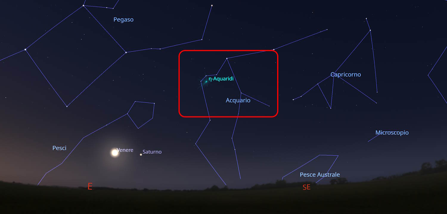 Eta Aquaridi Sall Stars Mai 2025
