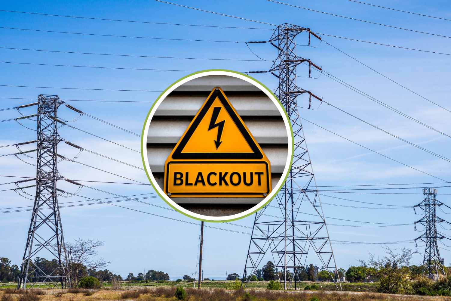 rete elettrica blackout
