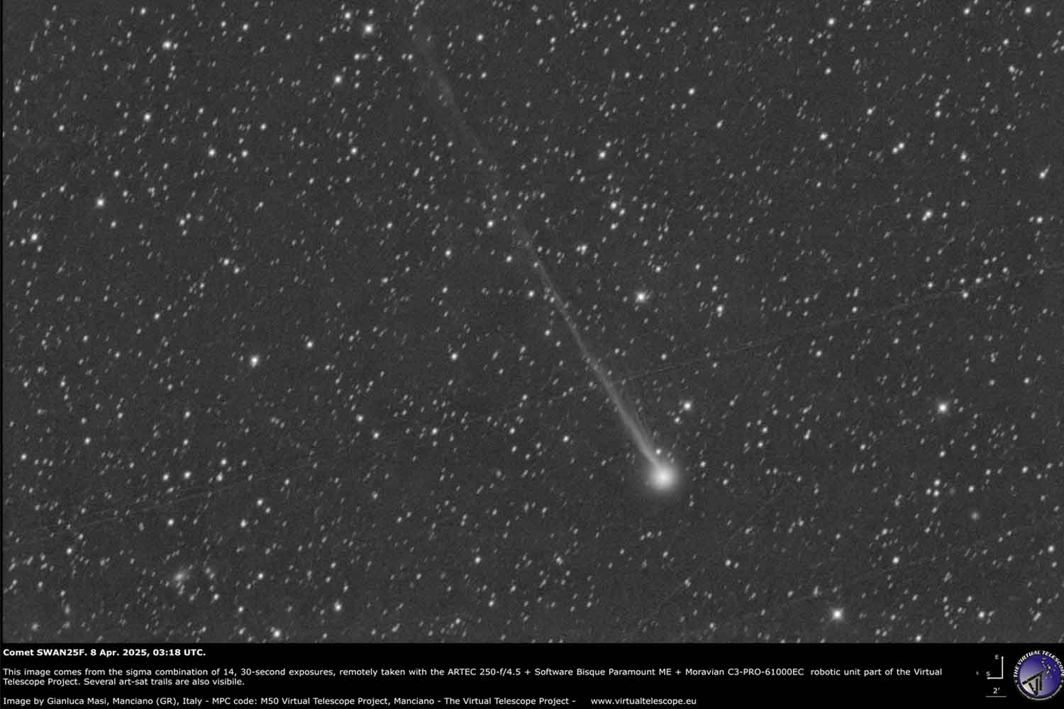 Cometa di Pasqua SWAN25F