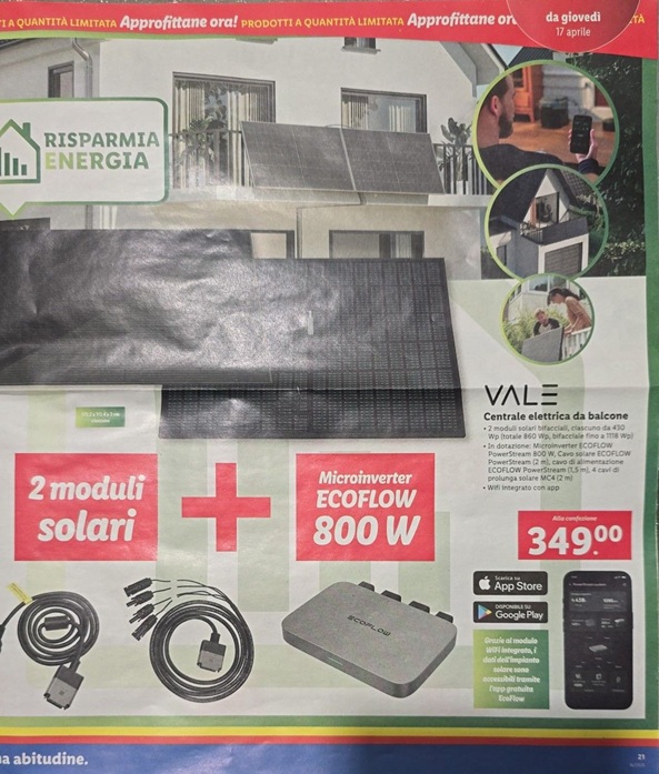 panneaux solaires lidl flyer
