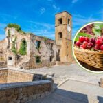 Du 5 au 7 juin, la fête de la cerise revient dans l'un des plus beaux villages fantômes d'Italie (avec un concours de crachats de pierres)
