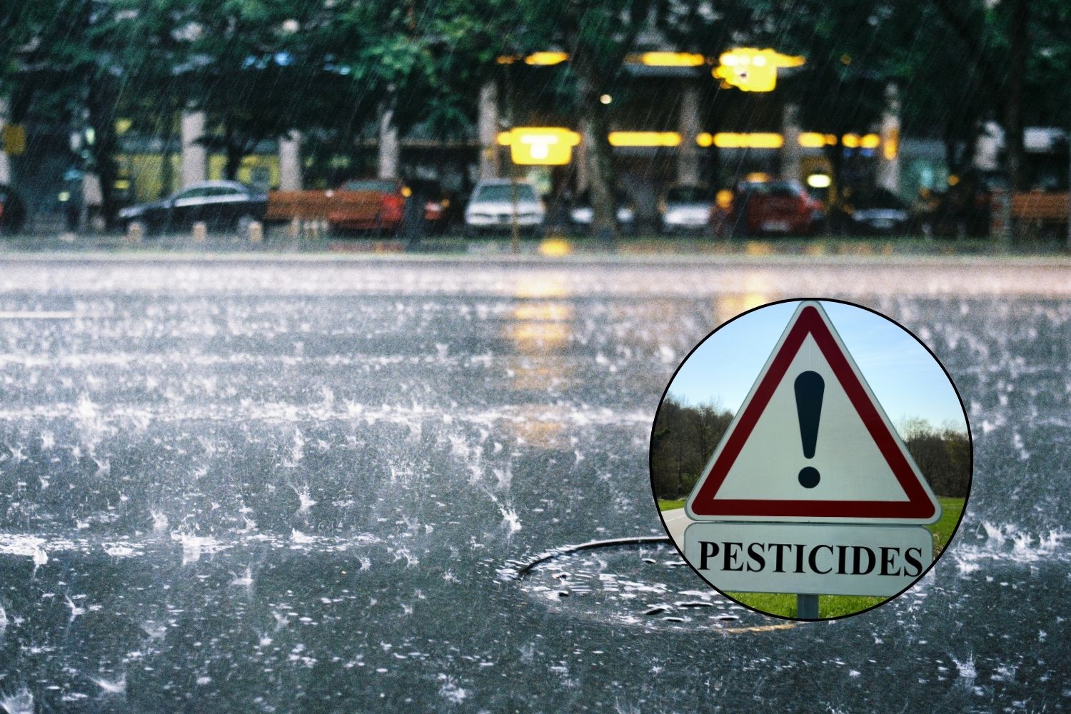 pesticidi nella pioggia