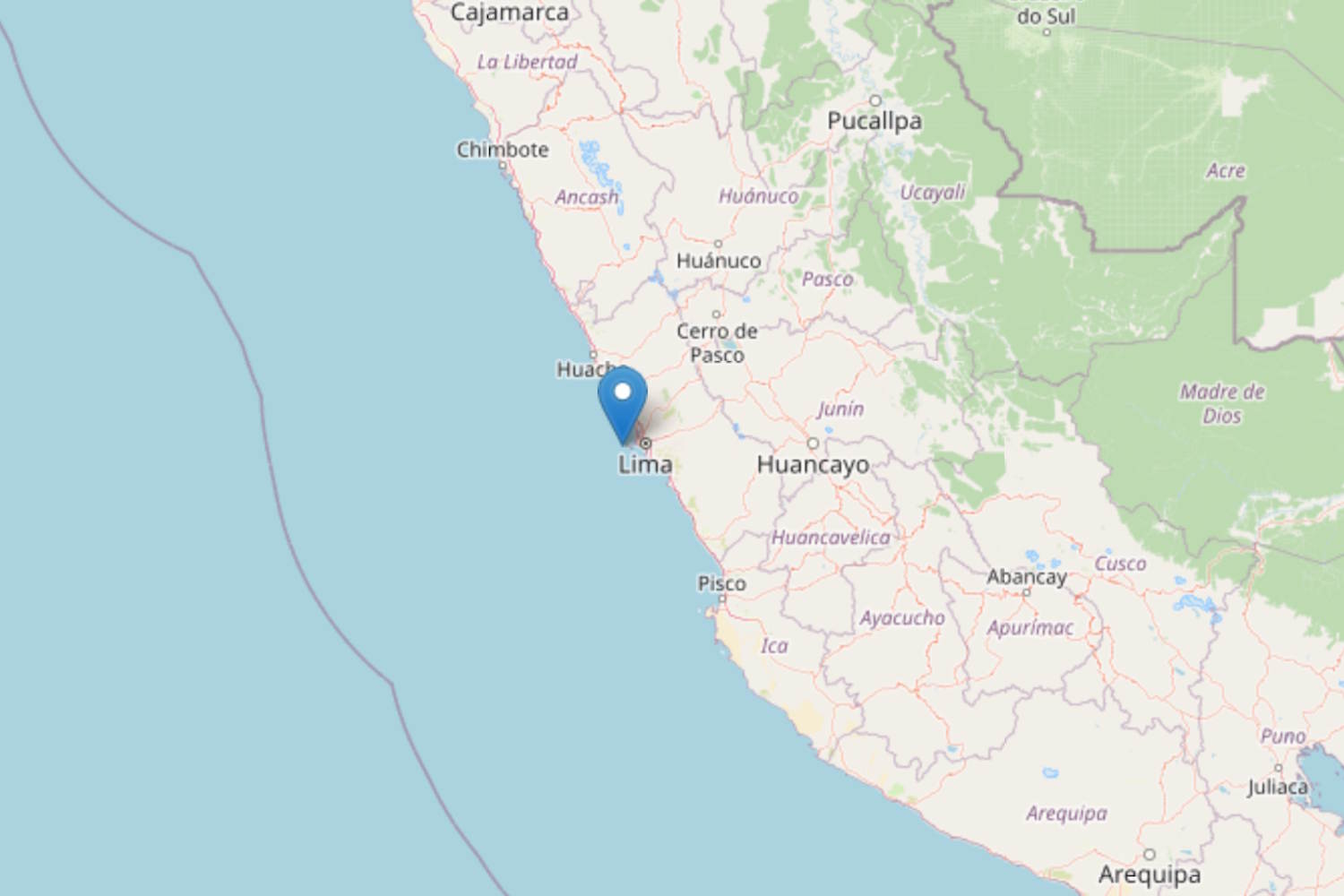 terremoto perù 15 giugno 2025