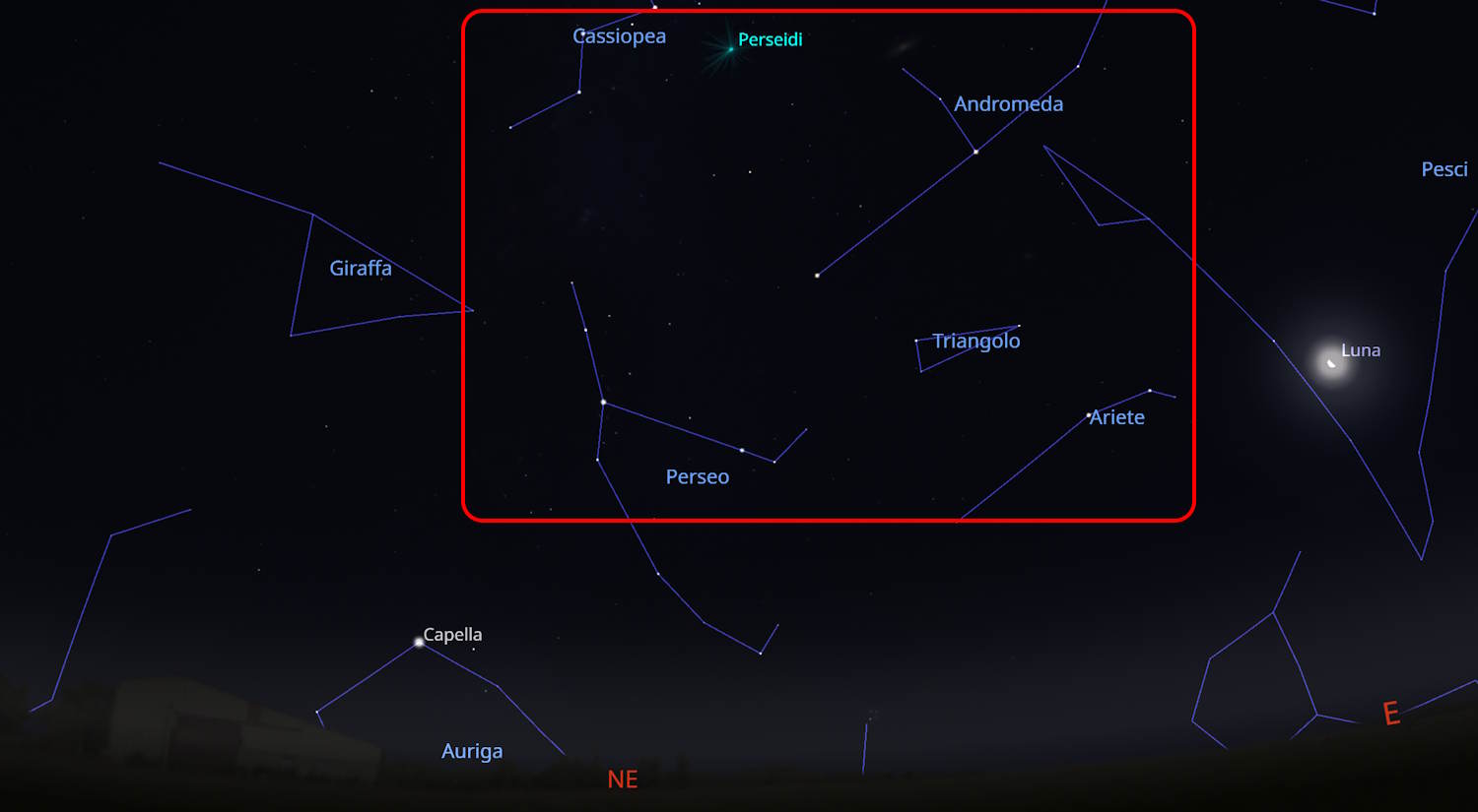 Perséid actif juillet