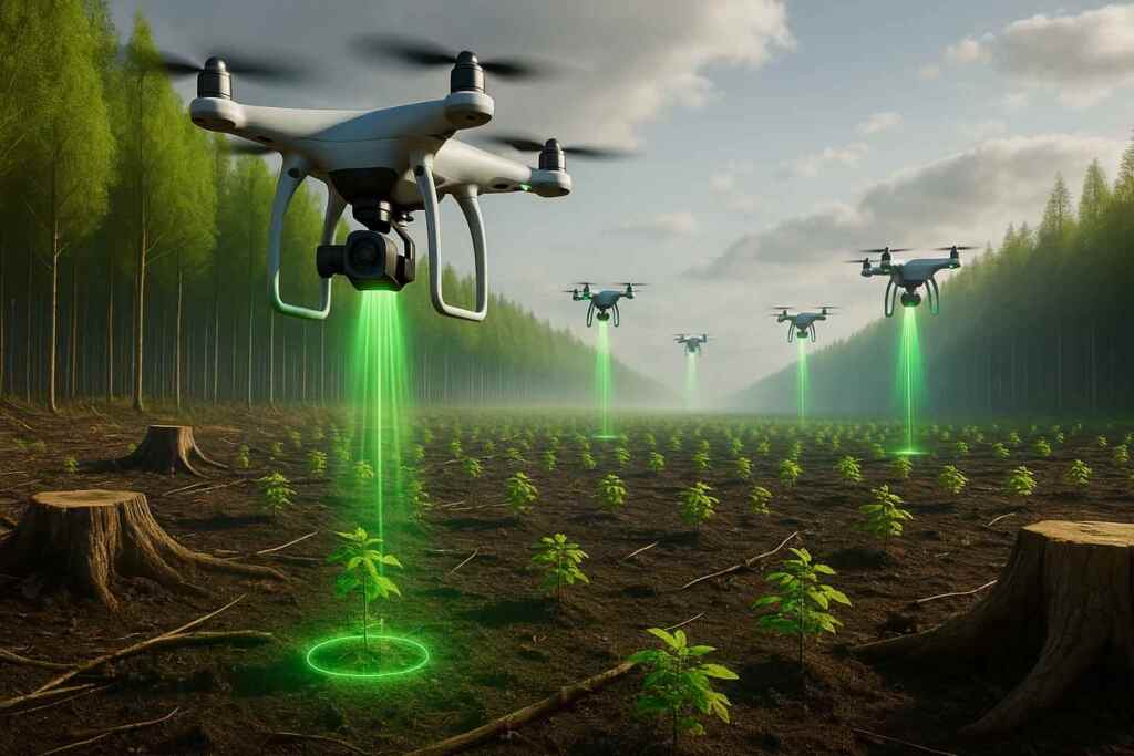 reboisement de drones