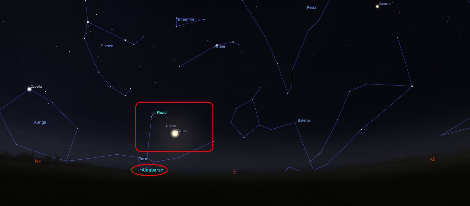 Bacio Venere Pleiadi 3 juillet 2025