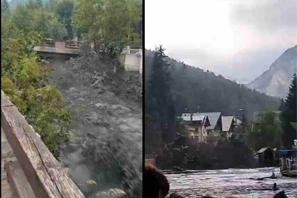 Bardonecchia Inonding River
