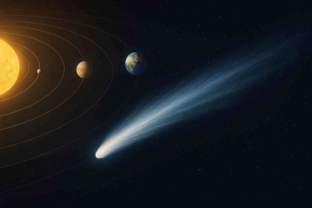 Système solaire de comète