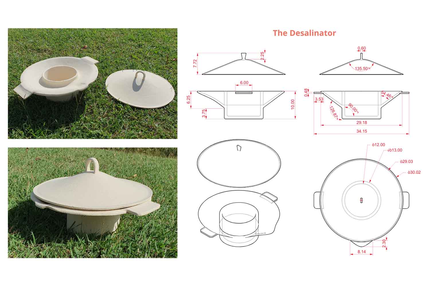 purificateur d'eau en terre cuite