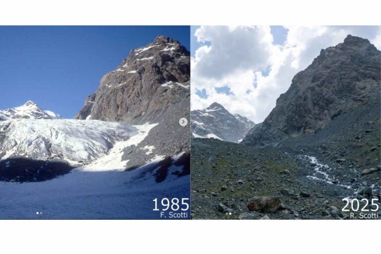 Le glacier qui disparaît: les vingt avalés par la chaleur anormale ne sont plus mesurables