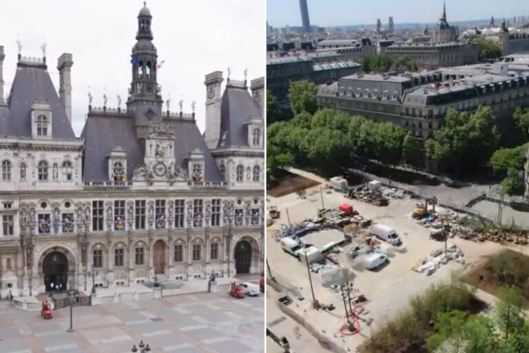 Une forêt urbaine au cœur de Paris: la place de la mairie se transforme en oasis vert avec 150 arbres