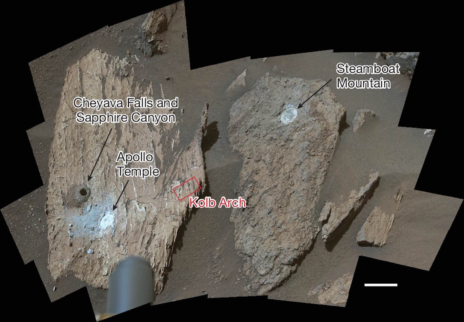 La vie sur Mars a découvert la NASA