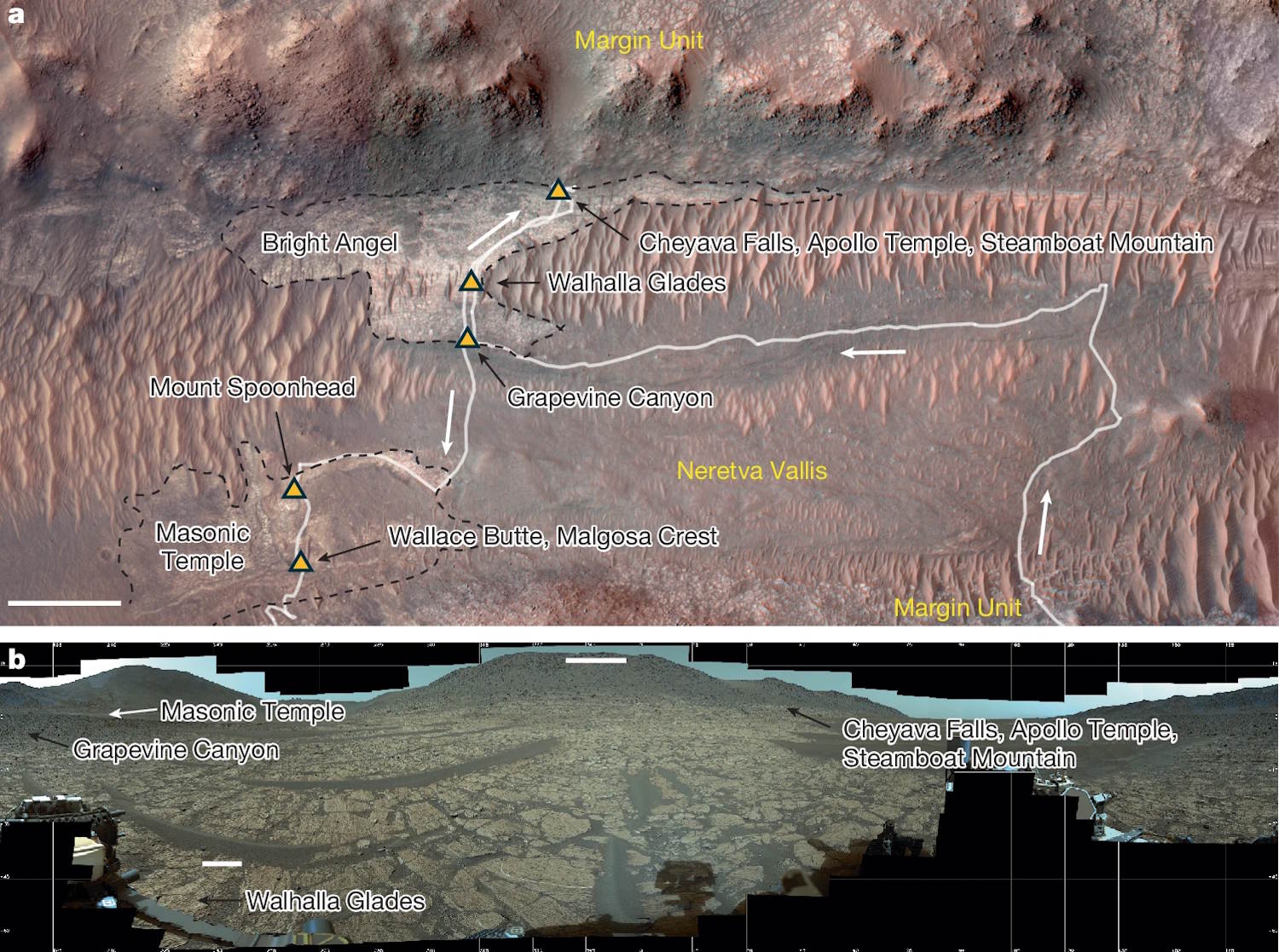 La vie sur Mars a découvert la NASA