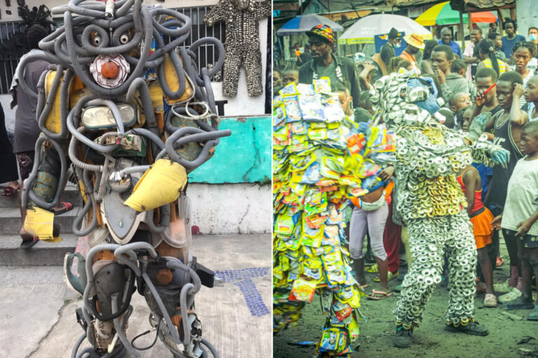 Ces artistes transforment les déchets en art et en vêtements: leurs défilés surréalistes nous montrent toute la puissance du recyclage