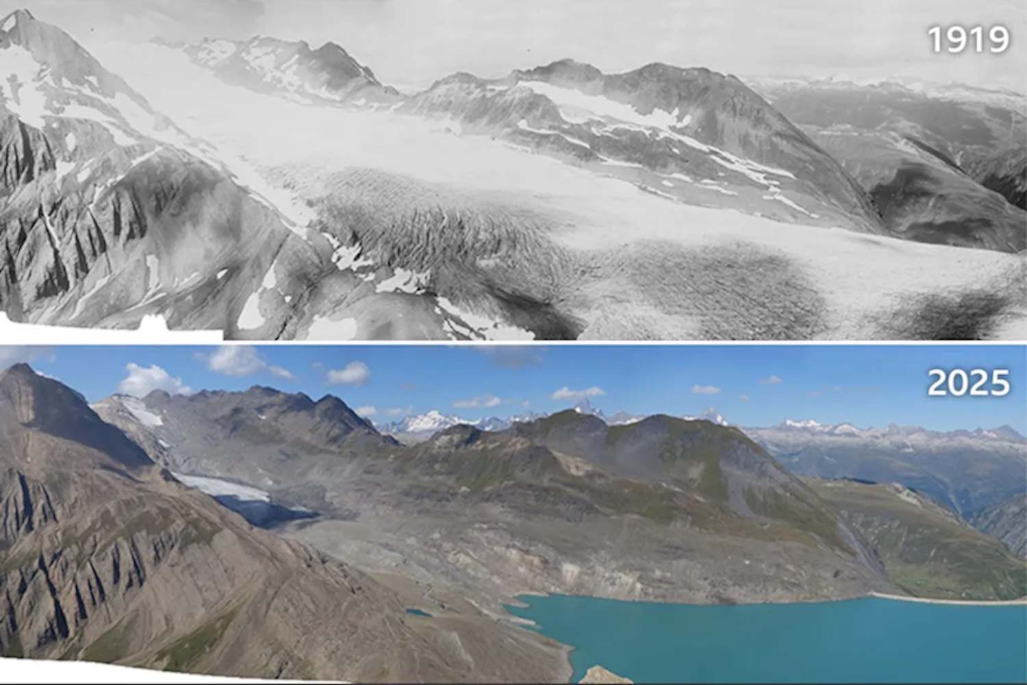 ghiacciai prima dopo