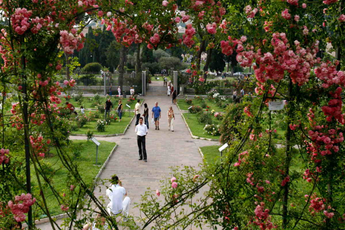 Roseraie municipale de Rome