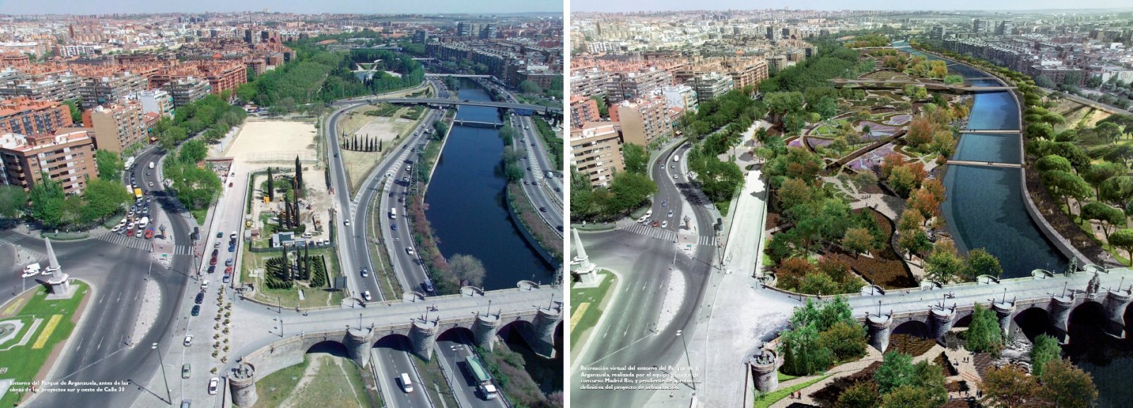 Là où coulait autrefois une autoroute, une rivière respire désormais : à la découverte du parc Madrid Río