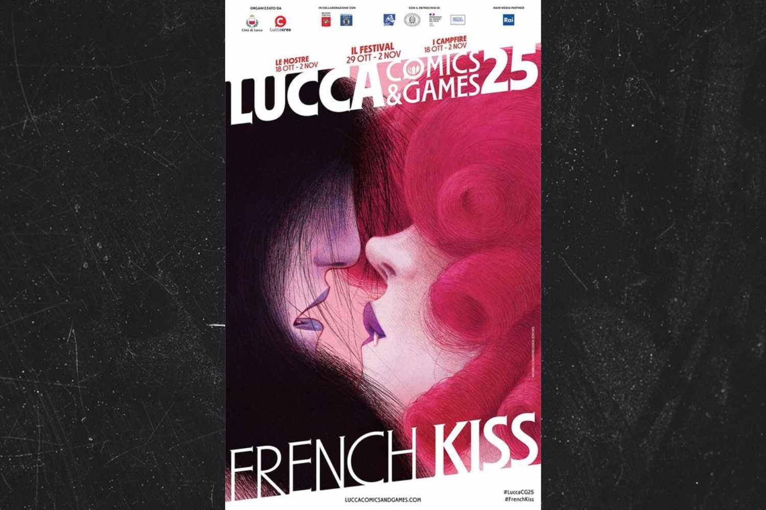 affiche de bandes dessinées de Lucca 2025