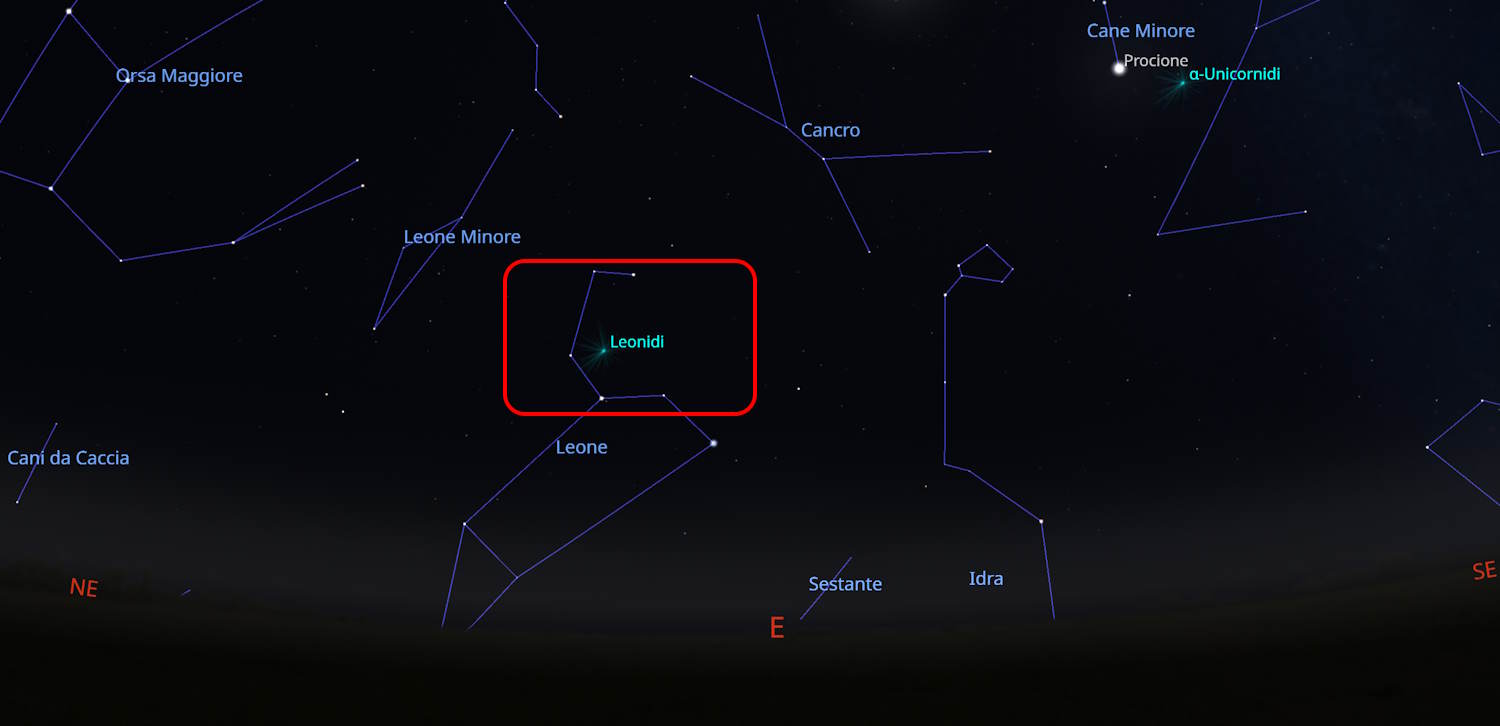Léonides novembre 2025
