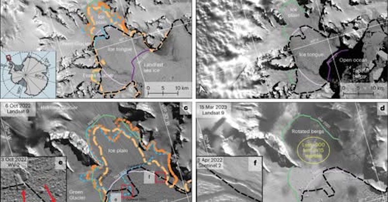 glacier de l'Antarctique