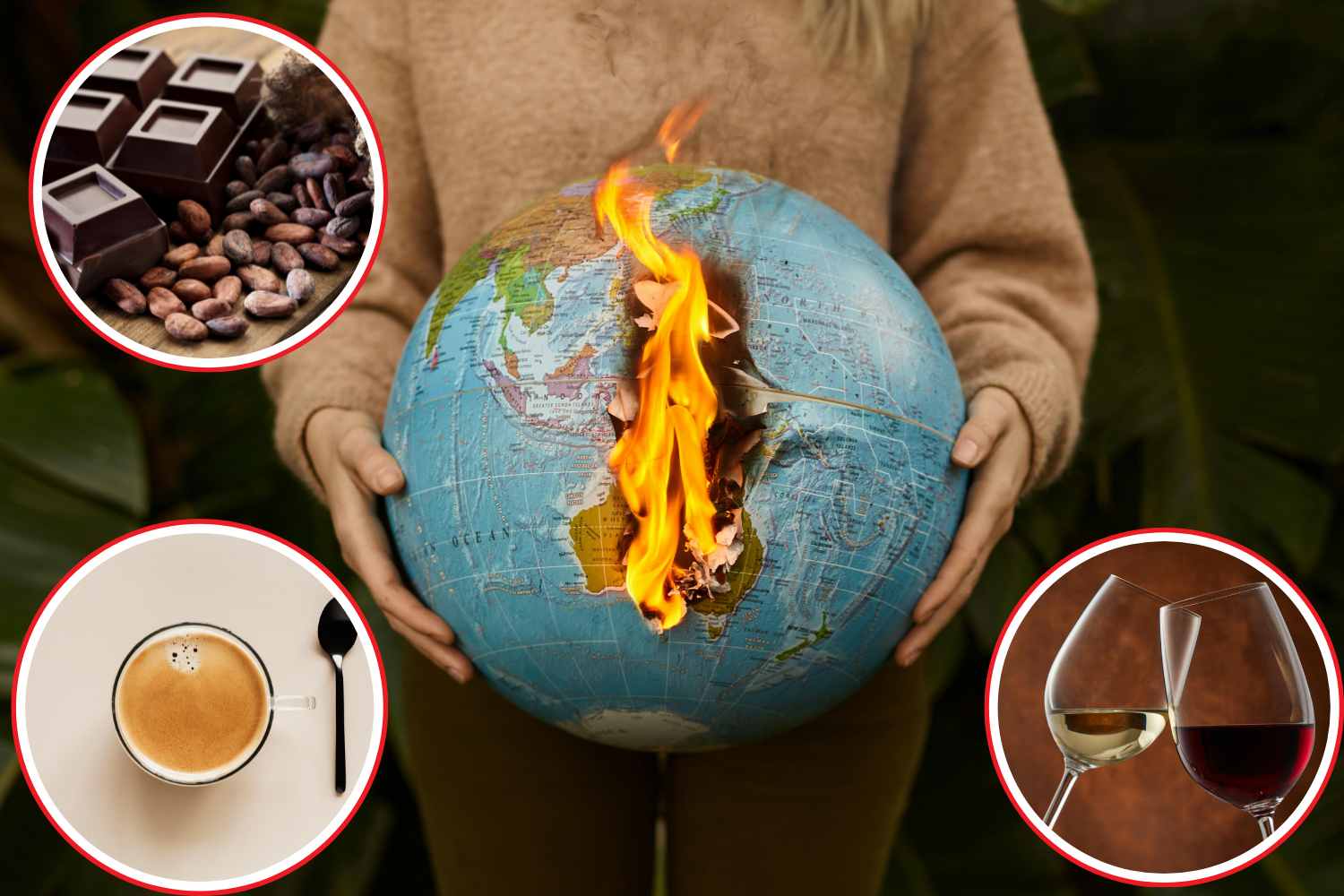 Vin, café et chocolat en danger : le climat n'épargne même pas nos plats réconfortants