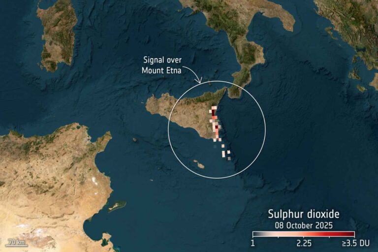Les premières images du satellite Sentinel-4 révèlent les points les plus pollués du monde (et l'Italie est également là)