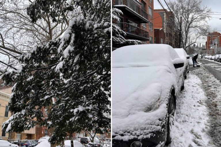 New York est recouverte de neige, de violentes tempêtes et de centaines de vols annulés