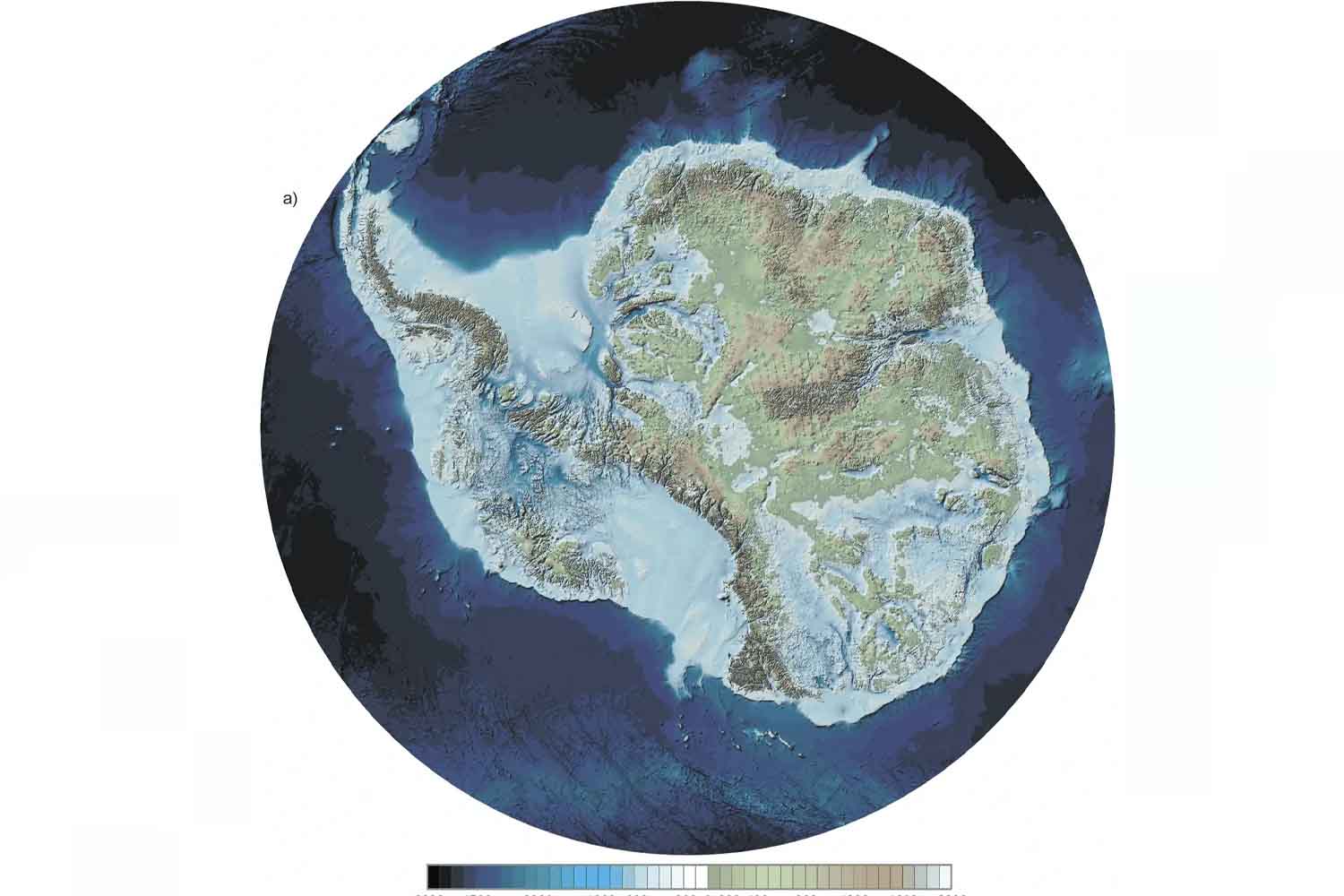 Antartide senza ghiaccio