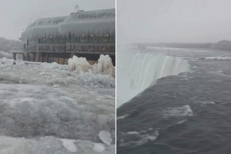 Avez-vous déjà vu les chutes du Niagara « gelées » ? Les vidéos sont littéralement effrayantes