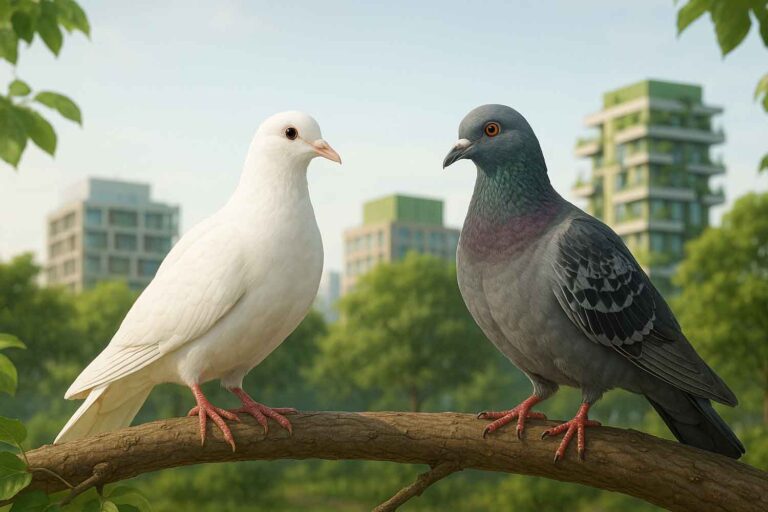 Différence entre colombes et pigeons : pourquoi l'un est un symbole de paix et l'autre est considéré comme un « balayeur » urbain