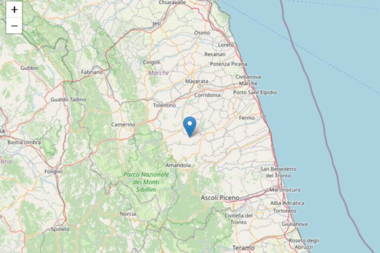Séisme de magnitude 3,8 dans la région des Marches : des dizaines de secousses pendant la nuit